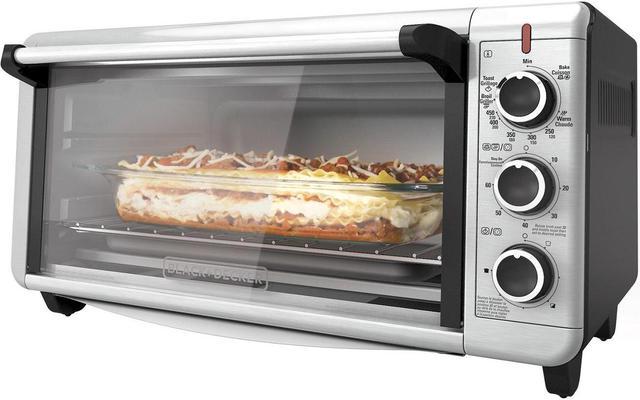 BLACK+DECKER Extra-Wide Toaster Oven TO3240XSBD 