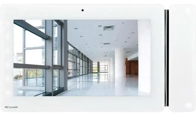 Main image of Comelit Maxi Series 7" 16:9 Touch Monitor Video Master Station - Full-Duplex Hands-Free Audio - VIP -White  6802W