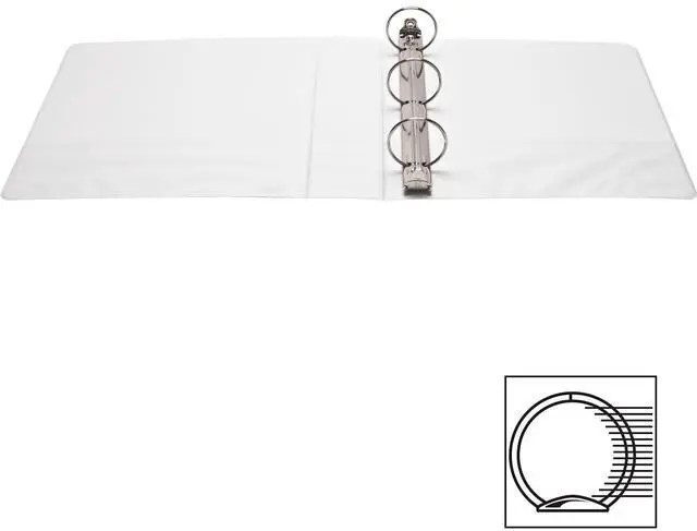 Alt view image 3 of 3 - Business Source Round-ring View Binder
