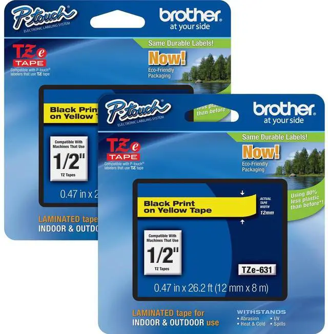Main image of Brother P-touch TZe Laminated Tape Cartridges