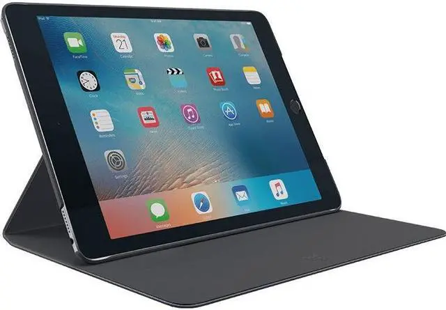 Alt view image 5 of 5 - Logitech Hinge Carrying Case (Folio) for 9.7" iPad Pro - Blue