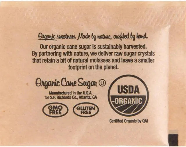 Alt view image 2 of 3 - Genuine Joe Turbinado Natural Cane Sugar Packets