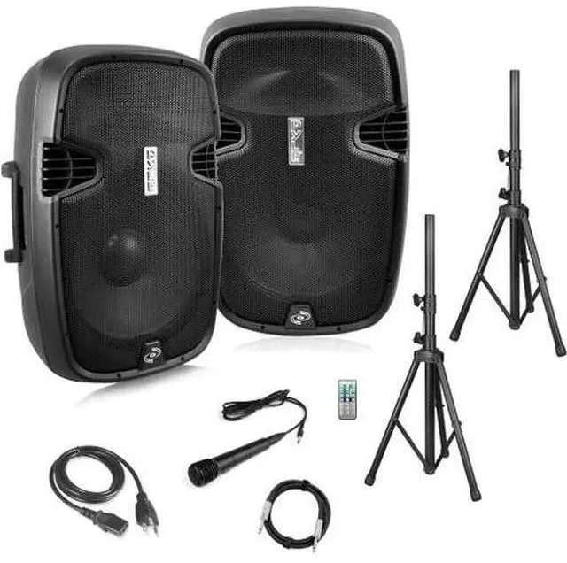 Main image of Pyle Active + Passive PA Speaker System Kit