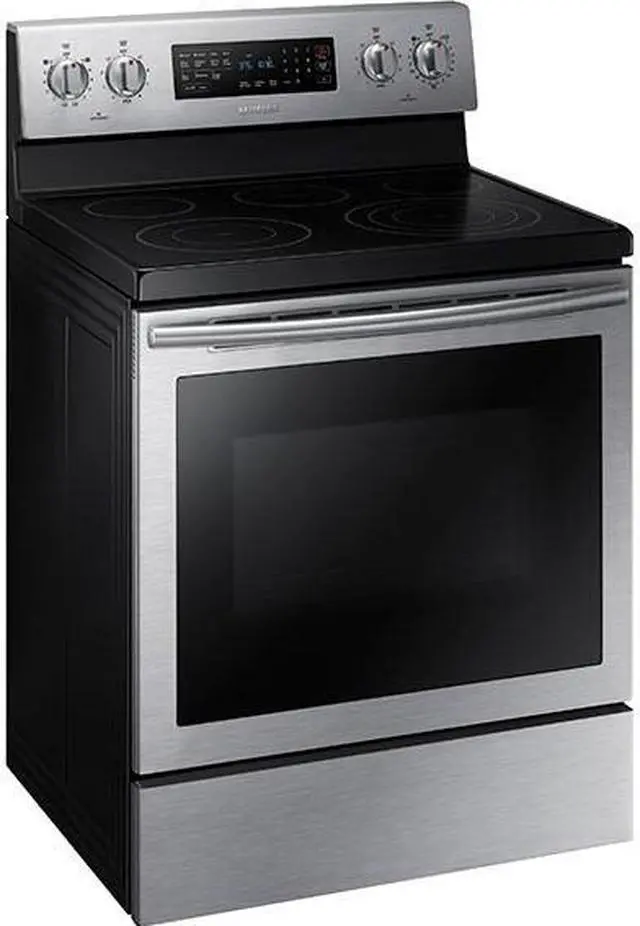 Alt view image 3 of 5 - Samsung 5.9 cu. ft. Electric Range with True Convection