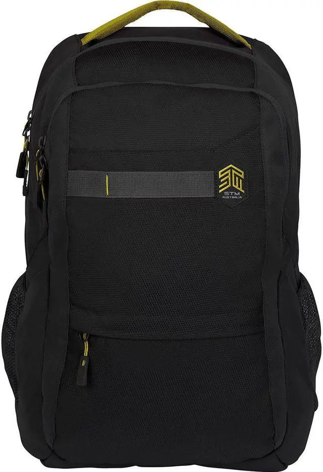 Alt view image 2 of 7 - STM Goods Trilogy Carrying Case (Backpack) for 15" Bottle, Accessories, Document, Umbrella, Cable, Magazine, Notebook, Key, Gear, Tablet - Black