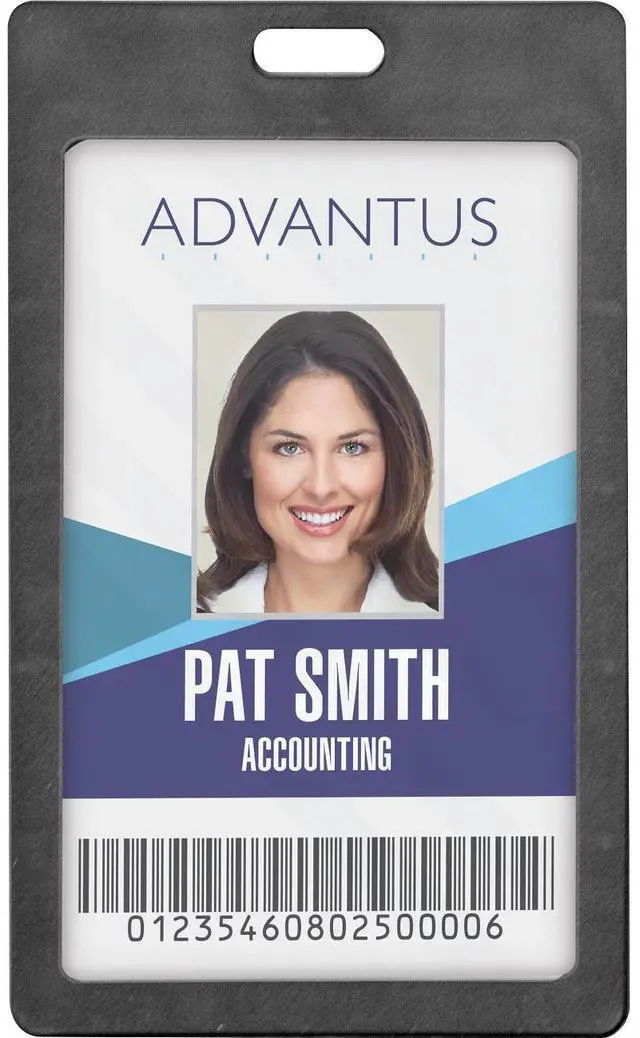 Main image of Advantus Vertical Rigid ID Badge Holder