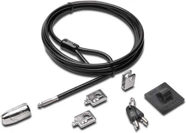 Main image of Desktop and Peripherals Locking Kit 2.0, 8ft Carbon Steel Cable 64424