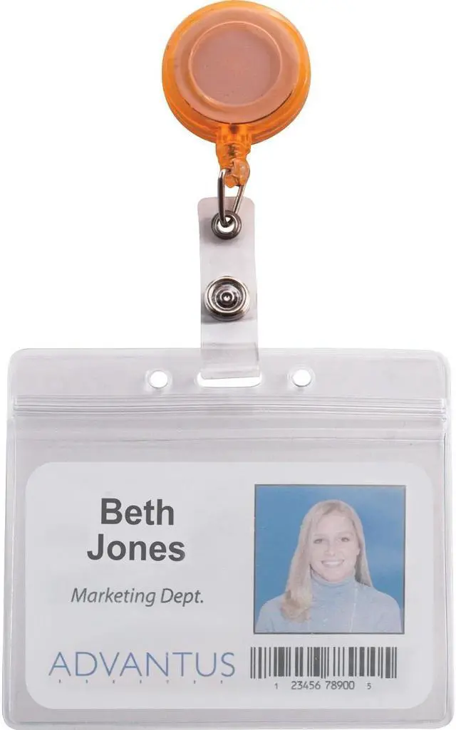 Main image of Advantus 4-Color Neon Set ID Card Reels