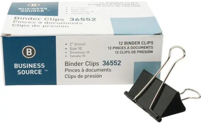 Main image of Business Source Fold-back Binder Clips