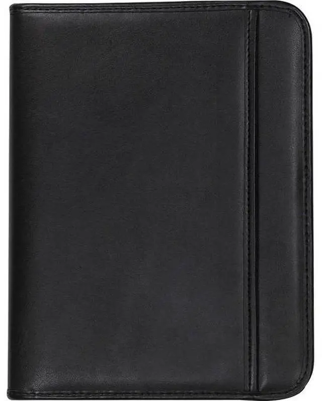 Main image of Samsill Junior Professional Padfolio with Secure Zippered Closure 10.1 Inch Tablet Sleeve and 7 by 10 Inch Notepad Black Junior 70821