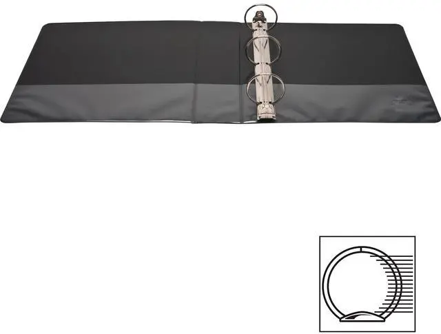 Alt view image 3 of 3 - Business Source Round-ring View Binder