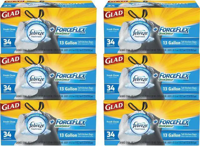 Main image of Glad ForceFlex 13 gallon Tall Trash Bags
