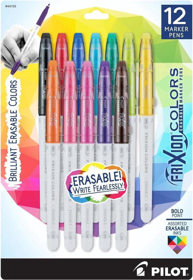 FriXion Colors Erasable Stick Marker Pen 2.5 mm, Assorted Ink