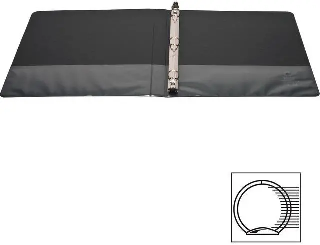 Alt view image 3 of 3 - Business Source Round-ring View Binder
