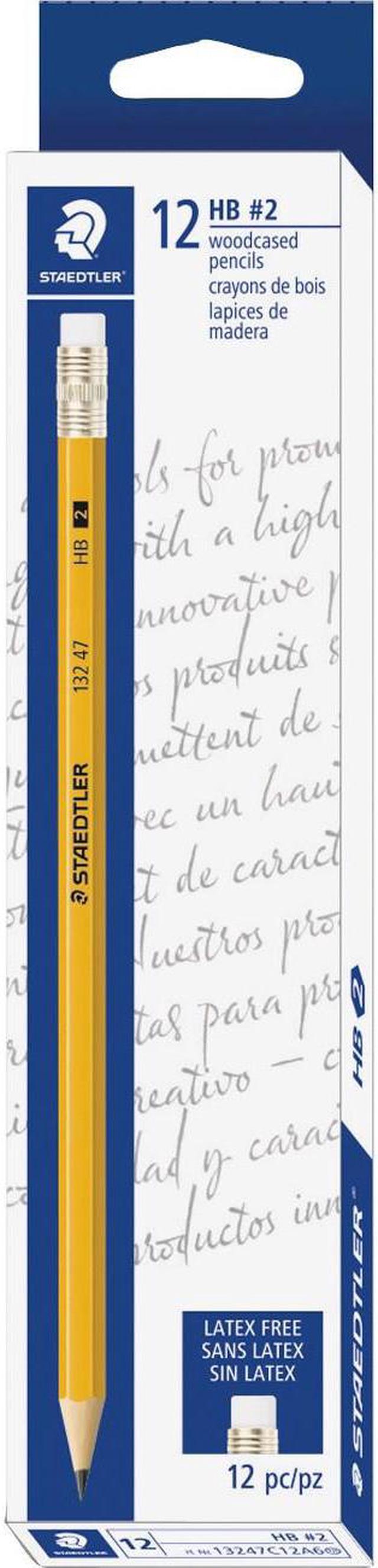 Staedtler Pre-sharpened No. 2 Pencils 2HB Lead - Yellow Barrel - 12 / Dozen  