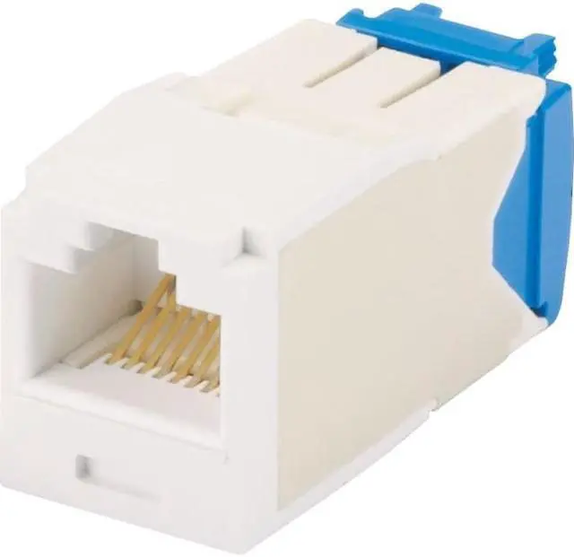 Main image of Panduit CJ6X88TGWH-24 Mini-Com TX6 10 Gig Cat6a Jack Module, White, 24-Pack