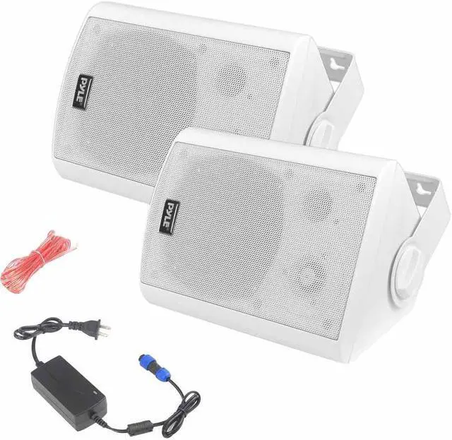 Alt view image 2 of 9 - Pyle PDWR61BTWT Speaker System - 60 W RMS - Wireless Speaker(s) - Wall Mountable - White