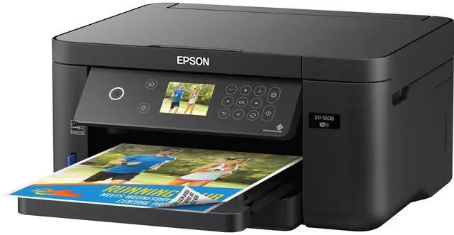Alt view image 3 of 7 - Epson Expression Home XP-5100 Inkjet Multifunction Printer - Color - Plain Paper Print - Desktop