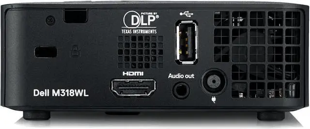 Alt view image 5 of 8 - Dell M318WL 720P 1280x800 DLP Projetor 500 Lumens