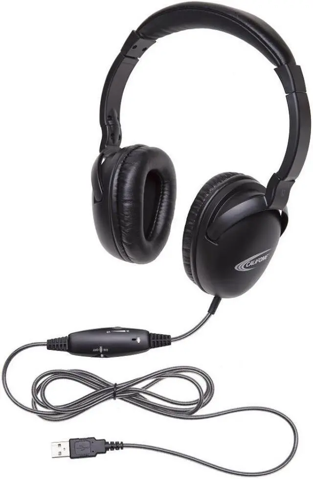 Main image of Califone 1017IMUSB NeoTech USB Headset with Califuff Braided Cord And Volume Control