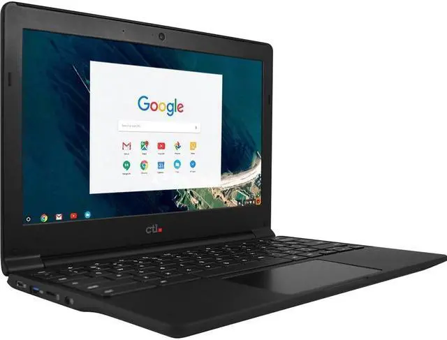 Alt view image 3 of 5 - CTL Chromebook J41 11.6" LCD Chromebook - Intel Celeron N3350 Dual-core (2 Core) 1.10 GHz - 4 GB - 32 GB Flash Memory - Chrome OS - 1366 x 768