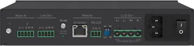 Alt view image 2 of 3 - Kramer PA-120Z Amplifier - 120 W RMS - 2 Channel
