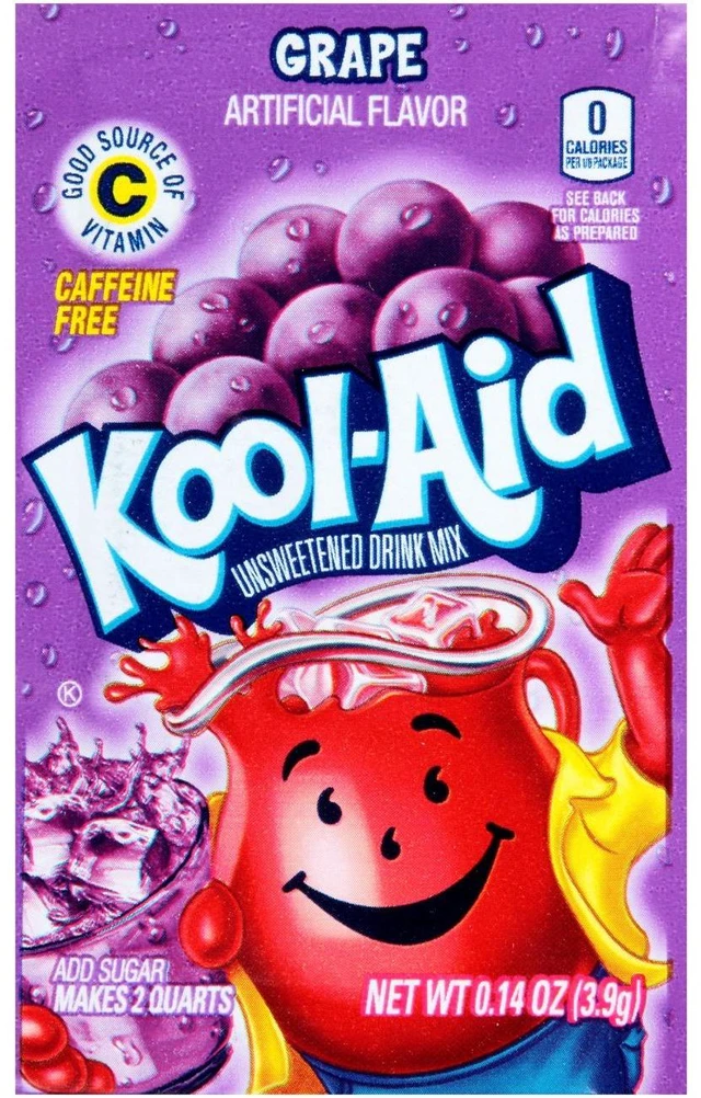 Main image of Kool-Aid Grape Unsweetened Drink Mix, 0.14 oz Envelope