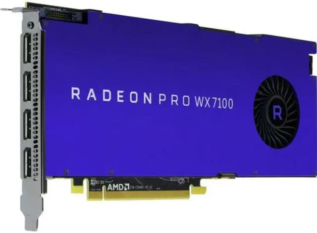 Main image of HPE Radeon Pro WX7100 Graphic Card - 1 GPUs - 8 GB GDDR5