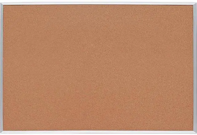 Main image of Lorell Cork Board 1/2" Thick 6'x4' Aluminum Frame 19070