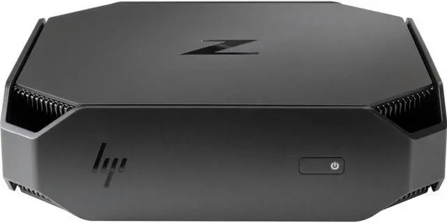 Main image of HP Z2 Mini G4 Workstation - 1 x Intel Core i7 (8th Gen) i7-8700K - 16 GB DDR4 SDRAM - 512 GB SSD - NVIDIA Quadro P1000 4 GB Graphics - Windows 10 Pro 64-bit (English) - Mini PC - Space Gray, Black
