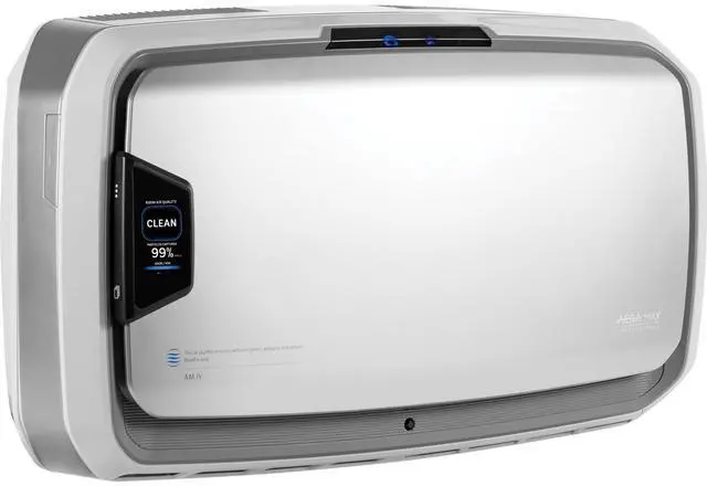 Alt view image 3 of 4 - Fellowes AeraMax Pro AM4 PC H13 True HEPA Hardwired Wall Mounted Air Purifier - 1,100 sq ft Room Capacity - Stainless Steel (9573101)