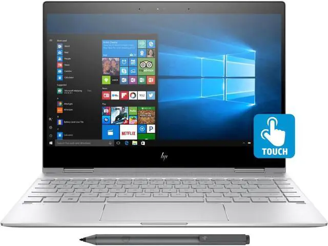 Main image of HP Spectre x360 13-ae000 13-ae052nr 13.3" Touchscreen LCD 2 in 1 Notebook - Intel Core i7 (8th Gen) i7-8550U Quad-core (4 Core) 1.80 GHz - 16 GB LPDDR3 - 512 GB SSD - Windows 10 Home - 1920 x 1080