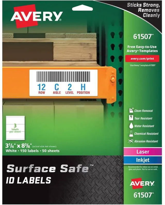 Main image of Avery&reg Surface Safe ID Labels