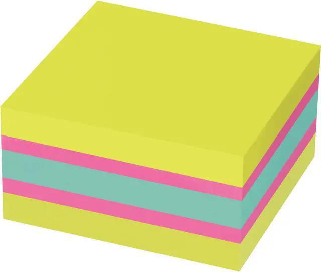 Main image of 3M Post-it Note Cube Super Sticky 3"x3" 360/Cube Green Wave 2027SSGFA