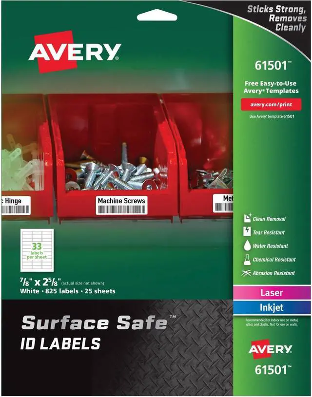 Main image of Avery&reg Surface Safe ID Labels