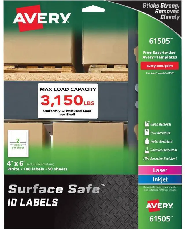 Main image of Avery&reg Surface Safe ID Labels