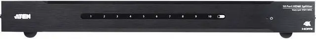 Main image of VanCryst 10-Port 4K HDMI Splitter-TAA Compliant