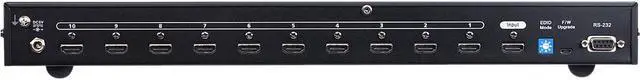 Alt view image 3 of 9 - VanCryst 10-Port 4K HDMI Splitter-TAA Compliant