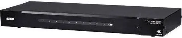 Alt view image 2 of 9 - VanCryst 10-Port 4K HDMI Splitter-TAA Compliant