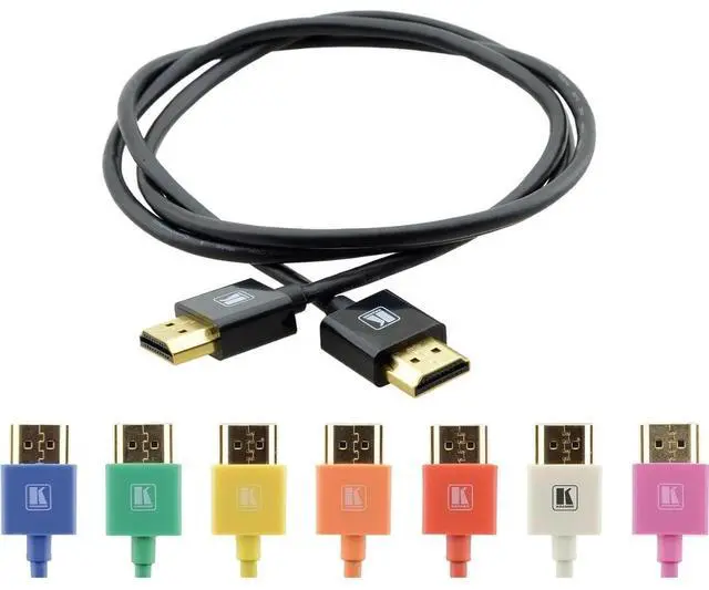 Main image of Kramer C-HM/HM/PICO/OR-10 Ultra Slim Flexible HighSpeed HDMI Cable with Ethernet-Orange