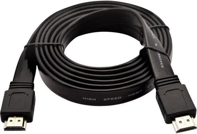 Main image of V7 2 Meter (6.6ft) HDMI Cable (m/m) High Speed with Ethernet Flat - Black