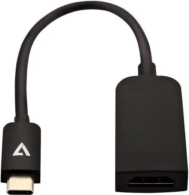 Main image of V7 USB-C m to HDMI f Adapter Black Slim V7UCHDMISL1E