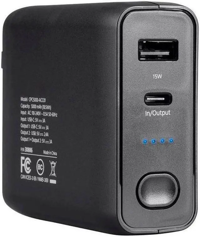 Main image of 4XEM 5000mAh Power Bank and Wall Charger Combo 4XCPC5000CHARGE