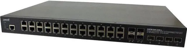 Main image of Transition Networks Managed Hardened Gigabit Ethernet PoE+ Rack Mountable Switch SISPM10403248LNA