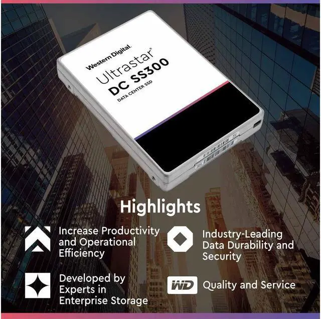 Alt view image 4 of 6 - WD Ultrastar SS300 3.2TB SAS 12Gb/s 3D MLC 2.5-Inch Data Center SSD — HUSMM3232ASS200
