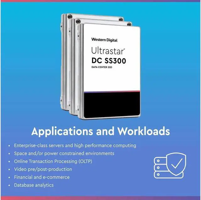 Alt view image 5 of 6 - WD Ultrastar SS300 3.2TB SAS 12Gb/s 3D MLC 2.5-Inch Data Center SSD — HUSMM3232ASS200