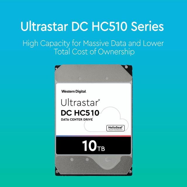 HGST/WD Ultrastar DC 10TB 7200 RPM 512e SATA 6Gb/s 3.5