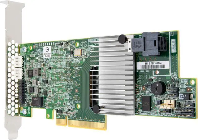 Alt view image 2 of 7 - LSI 9300 MegaRAID SAS 9361-4i (LSI00415) PCI-Express 3.0 x8 SATA / SAS High Performance Four-Port 12Gb/s RAID Controller (Single Pack) - Avago Technologies