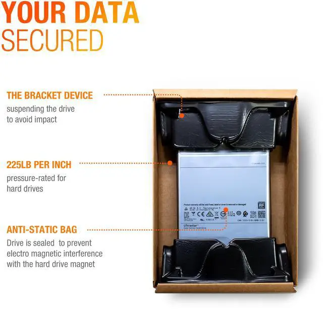 Alt view image 6 of 6 - HGST Ultrastar He10 HDD | 10TB SATA 6Gb/s | 7200RPM 256MB Cache 3.5-Inch | Power-Disable | HUH721010ALE604 (0F27473) | Helium Enterprise Data Center Internal Hard Disk Drive
