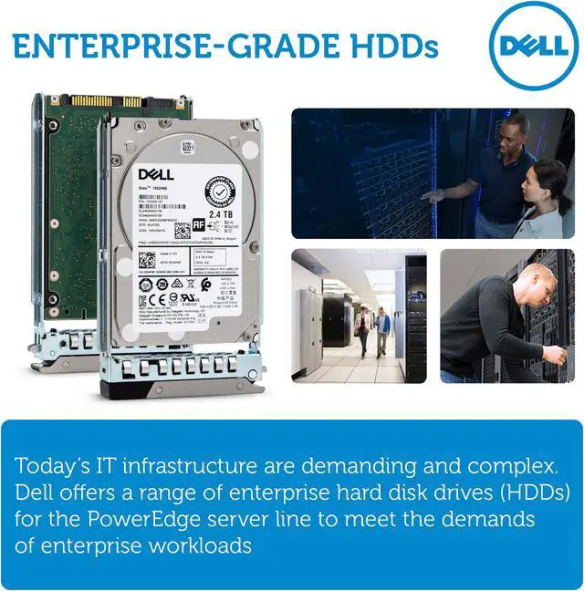 Alt view image 5 of 7 - Dell 401-ABHQ 2.4TB 10K RPM SAS 12Gb/s 2.5" Hard Drive in 14G Hot-Plug Tray